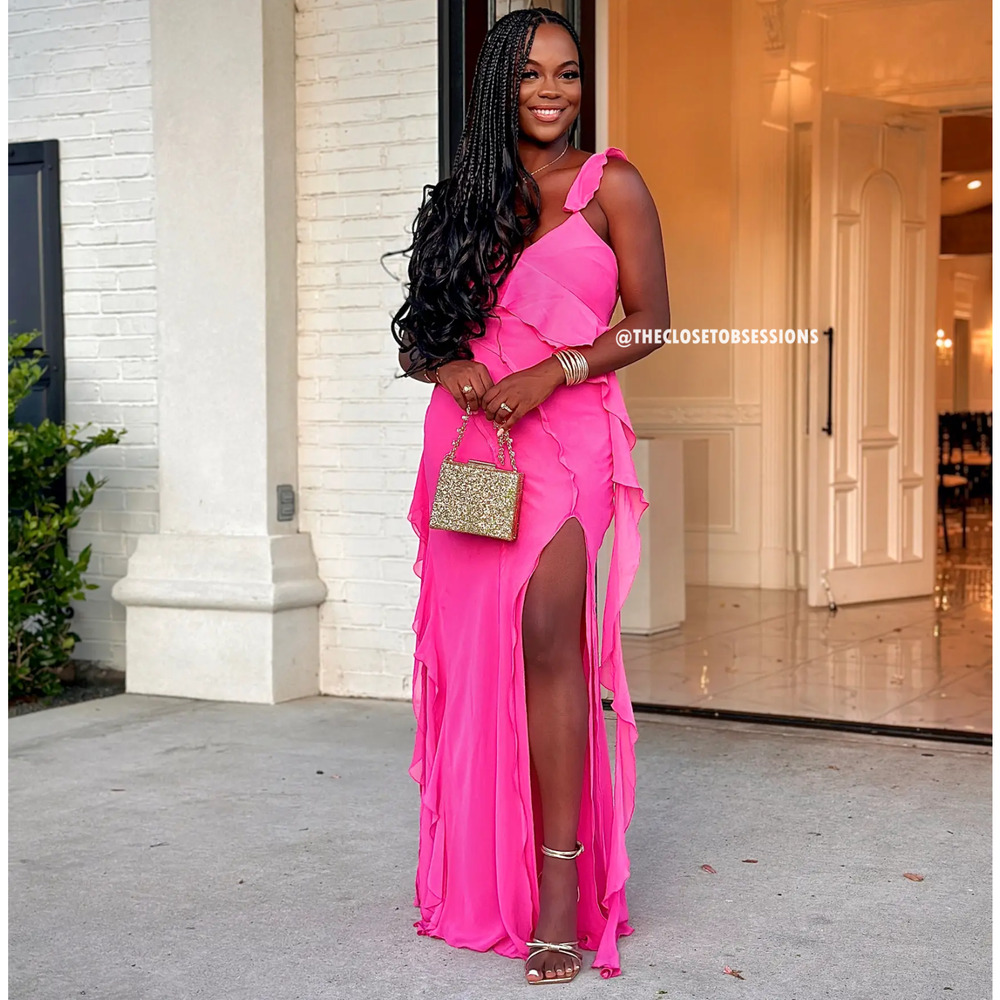 RARE!!! MANGO BLOGGER FAVE!!! Asymmetric Maxi Dress NWT - Picture 10 of 16